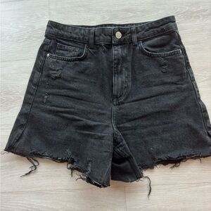 Black High Waisted Zara Shorts